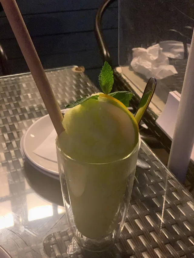 青蘋果蜜桃沙冰