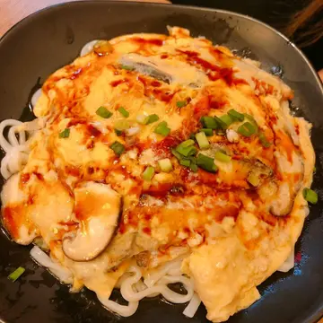 滑蛋蒲燒鰻魚片飯＋麵鼓湯
