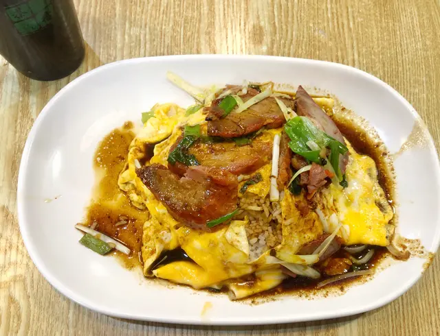 滑蛋叉燒飯