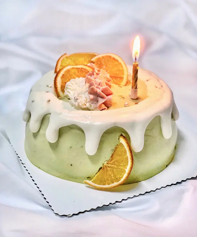 玄米x天然橙香 生乳戚風蛋糕