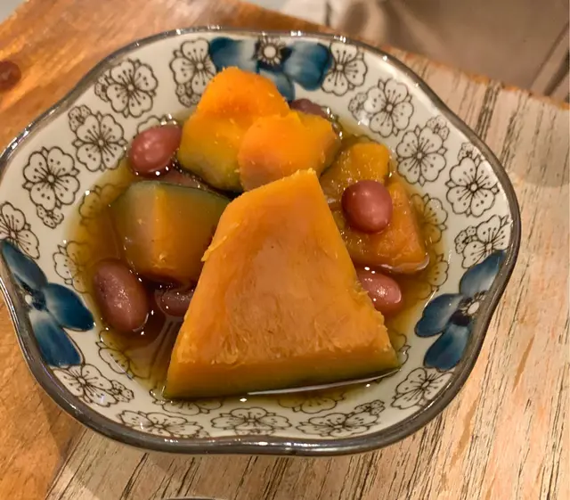 金時紅豆煮南瓜