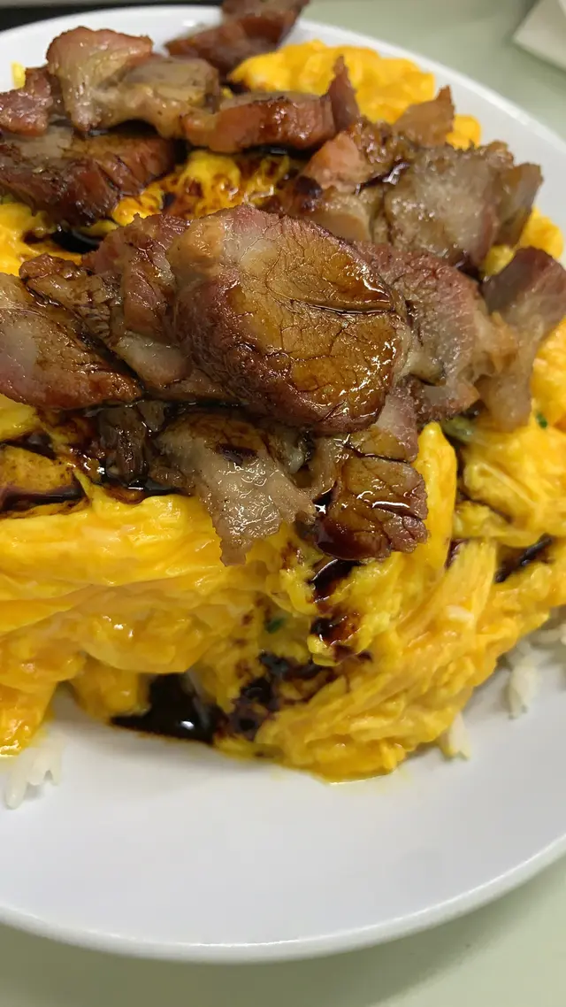 叉燒炒蛋飯