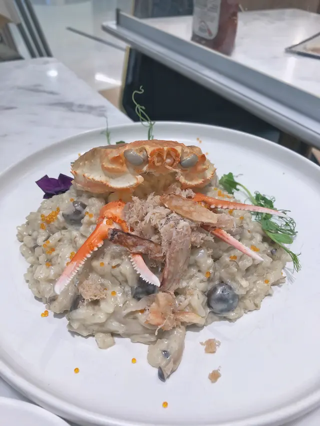 日本蟹膏意大利飯