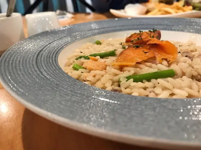 煙三文魚蘆筍意大利飯