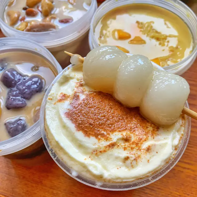 豆味芝士奶蓋豆乳茶