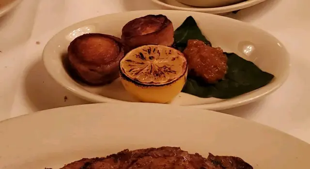 Scallop  and bacon 