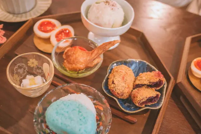 料理套餐配漬物