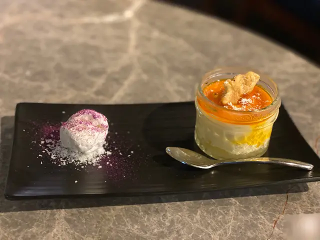 真空慢煮焦糖燉蛋伴椰子雪糕