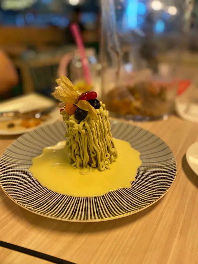 脆蛋白綠茶慕絲卷蛋