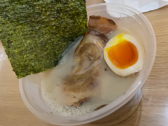 poured in soup