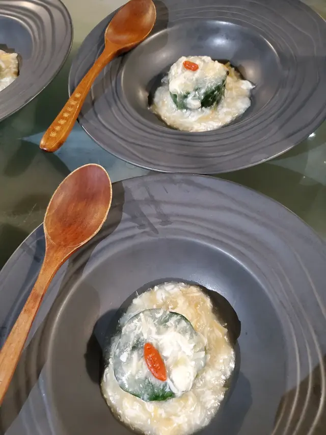 蟹黃瑤柱菠菜