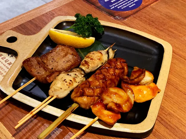 厚切雪花牛舌芯&廣島蠔&免治雞肉串&帆立貝