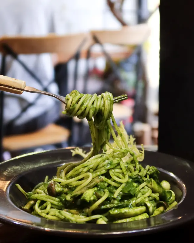 菠菜雜菌煙肉意大利粉