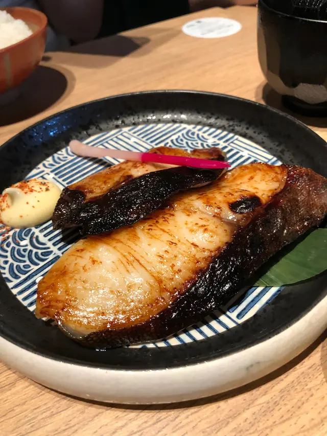 銀雪魚西京燒定食