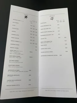 Ethos menu deals