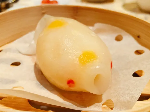 南瓜蟹肉金魚餃