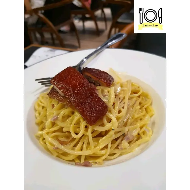 乳豬卡邦尼意粉