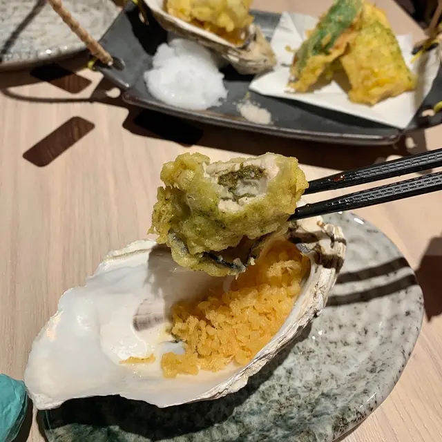 牡蠣野菜天婦羅