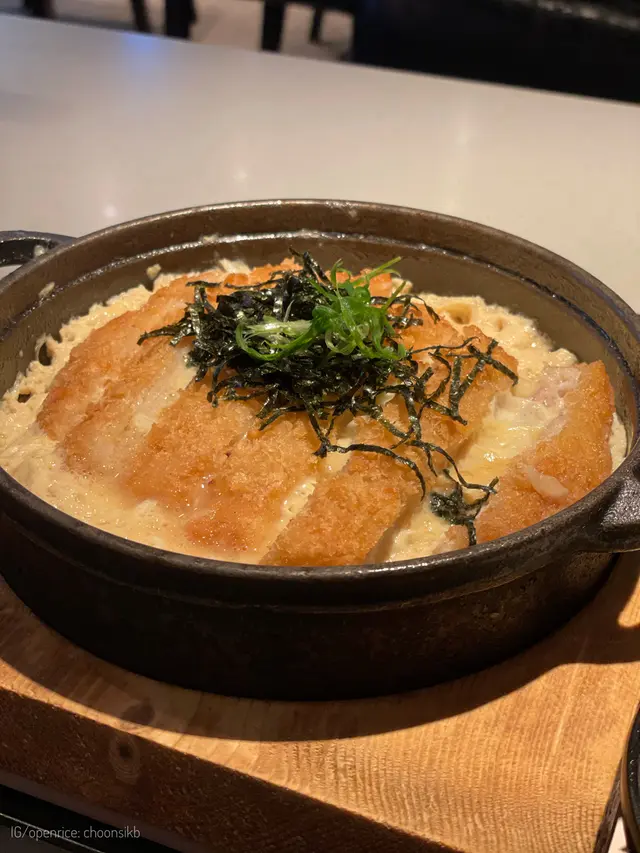 芝士滑蛋豬排丼