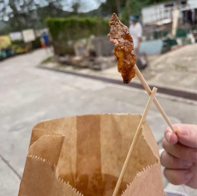 炭爐燒賴尿蝦乾