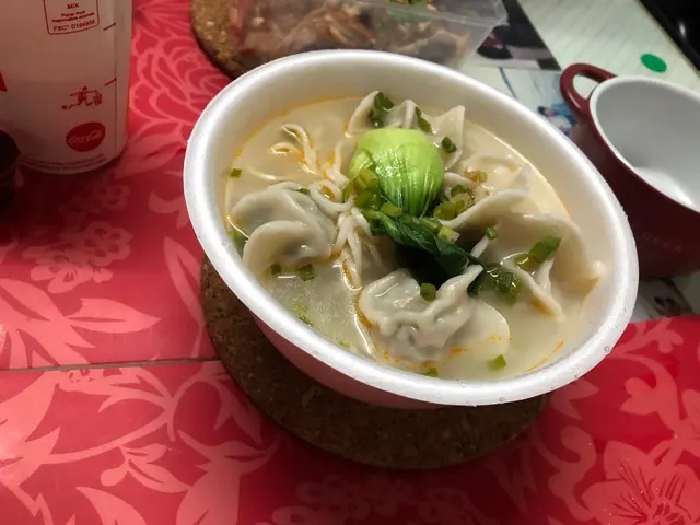 四季豆豬肉餃子上海湯幼麵