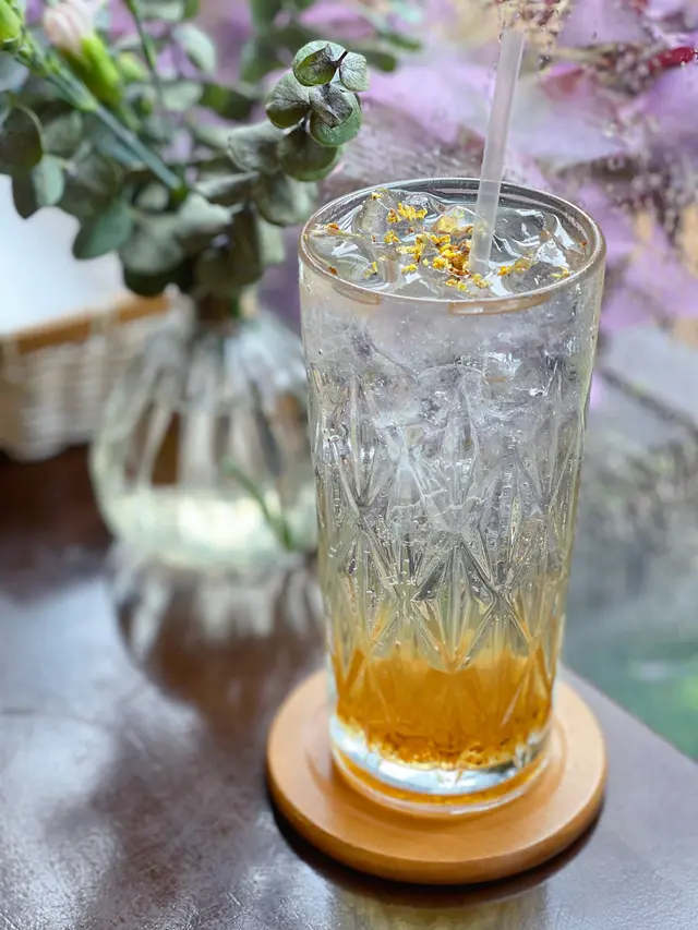 桂花蜜梳打