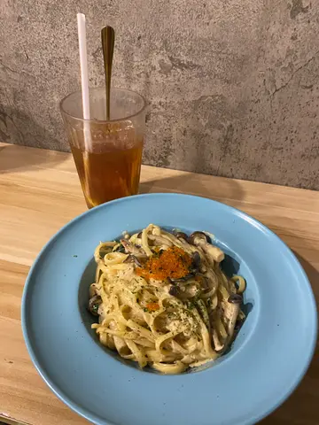 蟹肉菠菜扁意粉