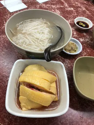 蔥油花彫雞米