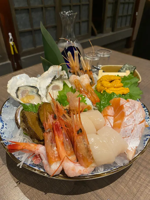 極上放題送的拼盤刺身