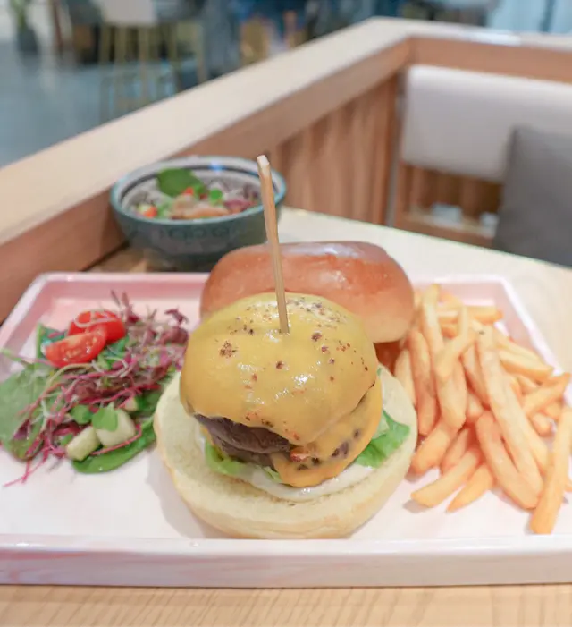 香烤大啡菇漢堡