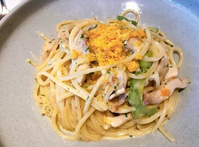 黃金鹹蛋苦瓜忌廉雞肉意大利粉