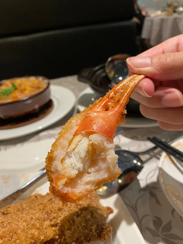 百花炸釀松葉蟹鉗