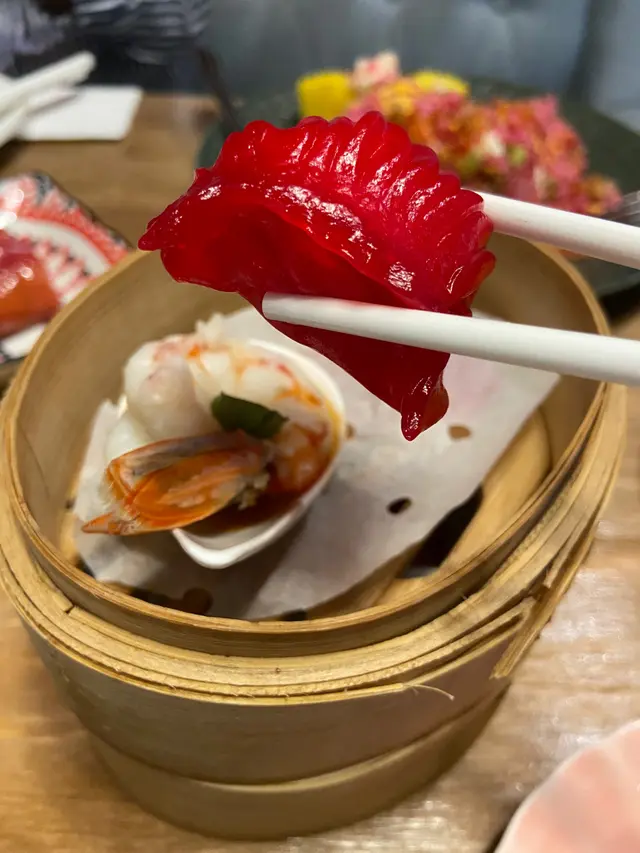 西班牙紅蝦水晶餃