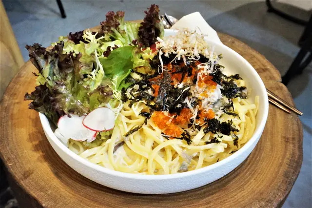 味增蟹醬蟹籽蟹肉扁意粉