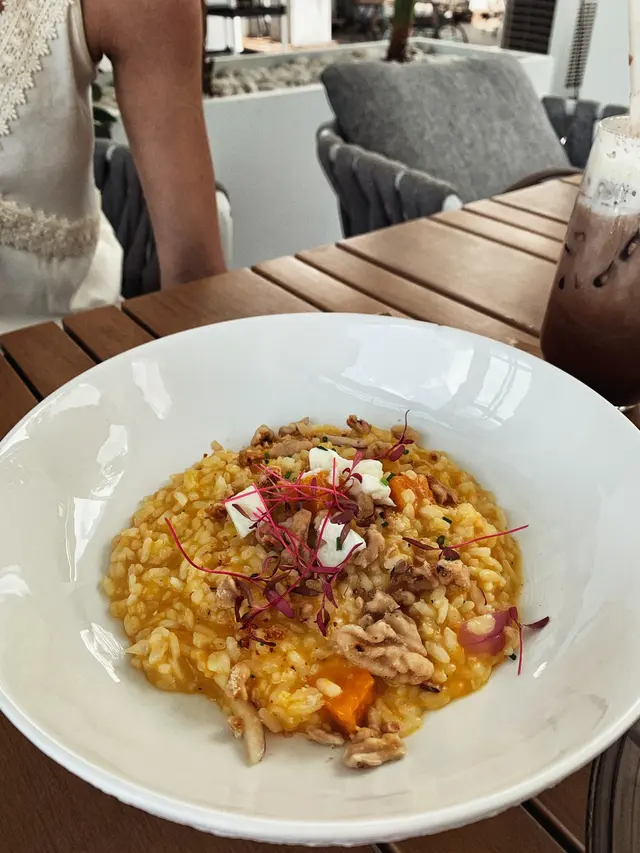 南瓜水牛芝士意大利飯