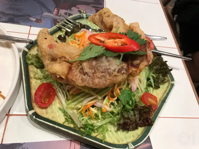 泰式軟殼蟹芒果沙律