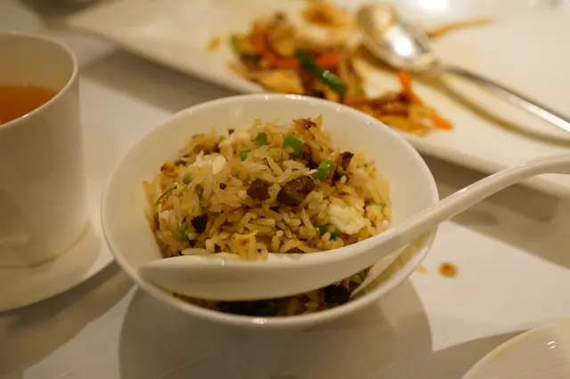 窩燒蔥香鵝肝M9和牛炒飯