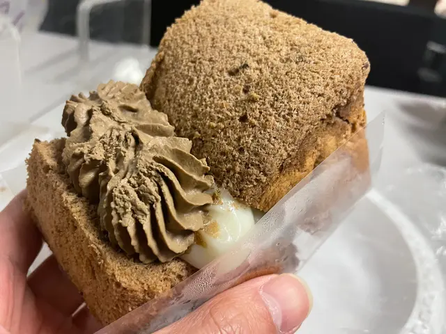 焙茶鮮奶麻糬三文治
