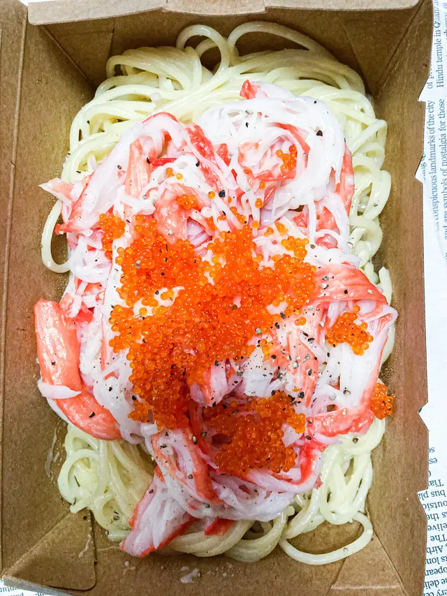 忌廉蟹棒肉意粉