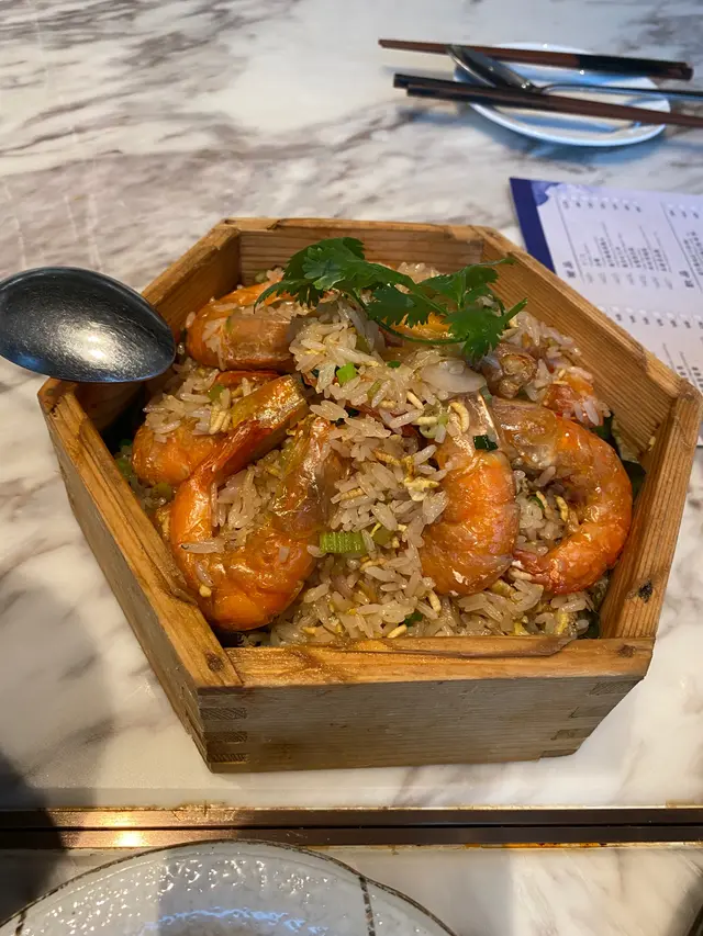 豉油王頭抽飯焦蝦