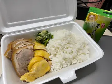 咸雞燻蹄飯