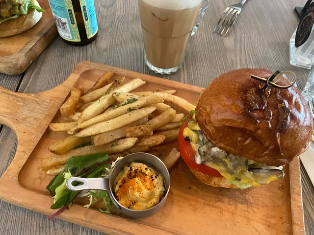 黑松露芝士大菇漢堡