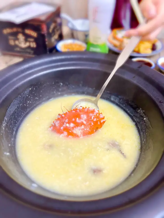 蟹膏粥