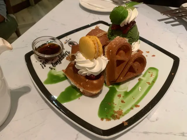 京都宇治抹茶紅豆鬆餅+麻薯