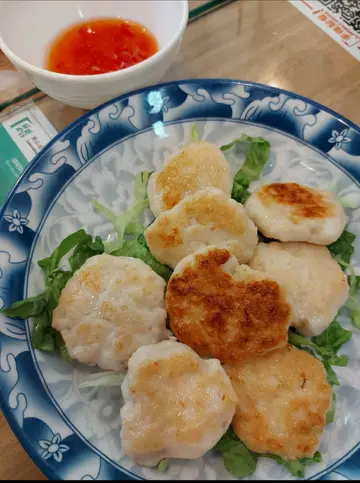 煎虾饼