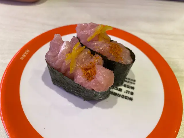 柚子油甘魚蓉軍艦