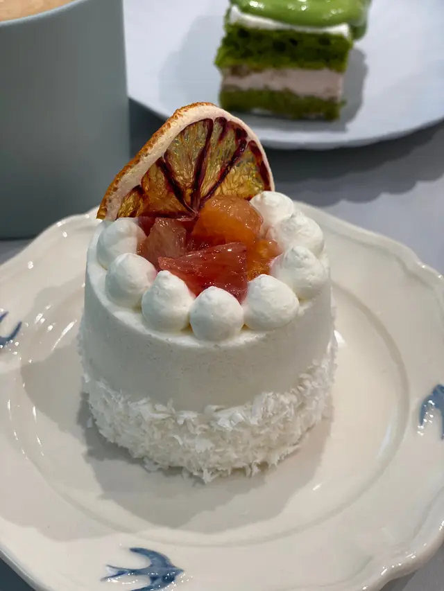 血橙椰子慕絲蛋糕