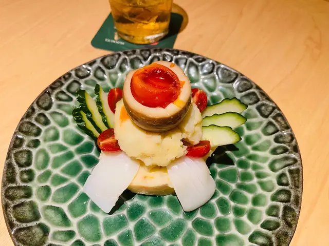 魷魚薯蓉沙律