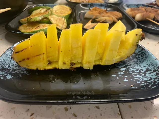 燒菠蘿💋有賣相，甜甜的，I love it