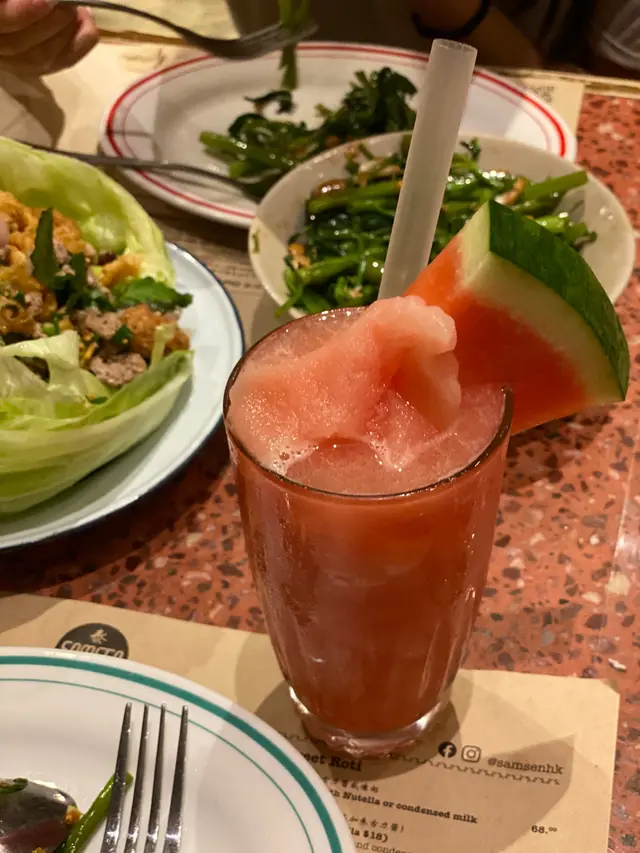Thai  watermelon  w/  Gin